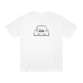 OMGBCKY Black Coupe Silhouette Tee - Unisex American Apparel Classic T-Shirt