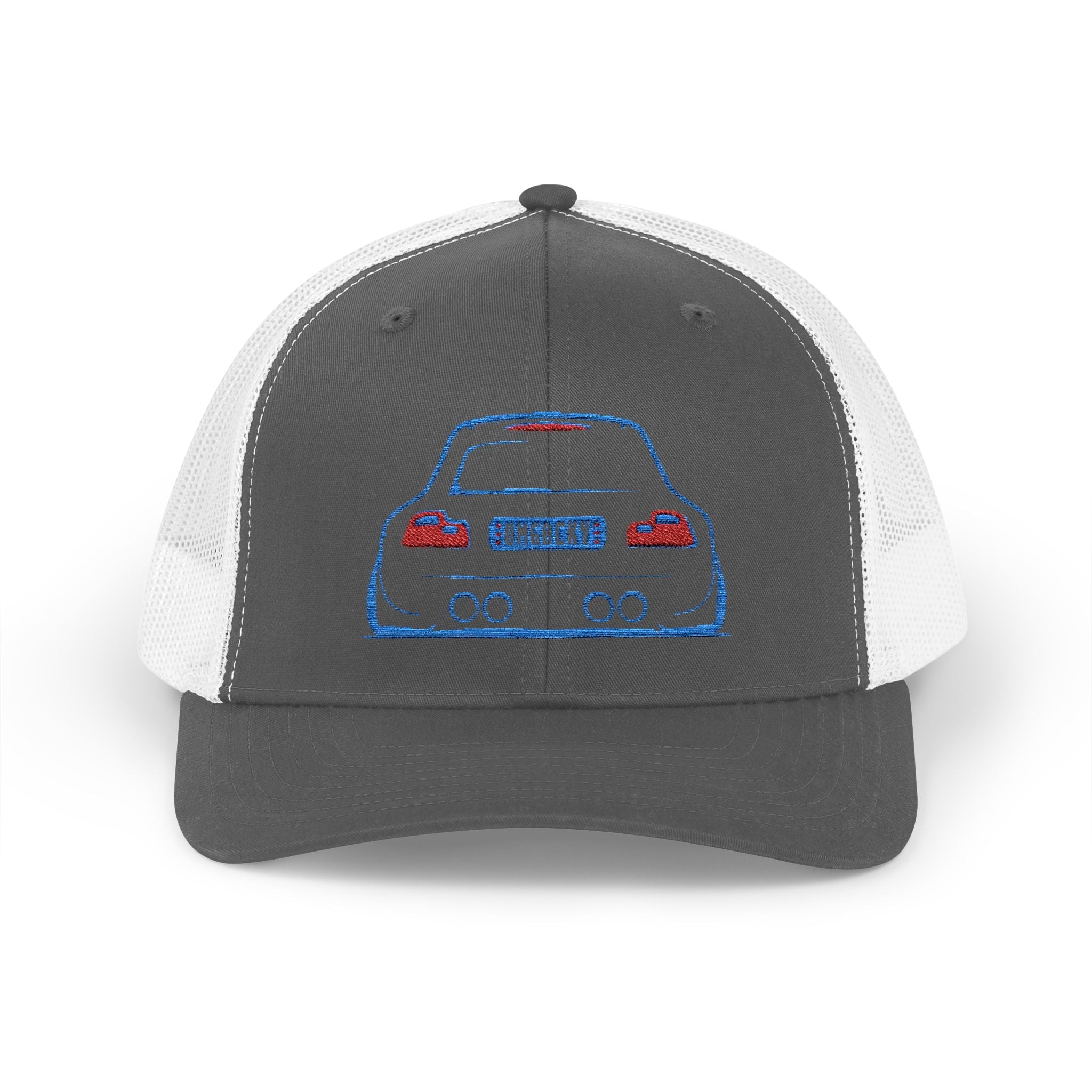 OMGBCKY Coupe Snapback Trucker Cap - Trucker Hat with Embroidered Car Design