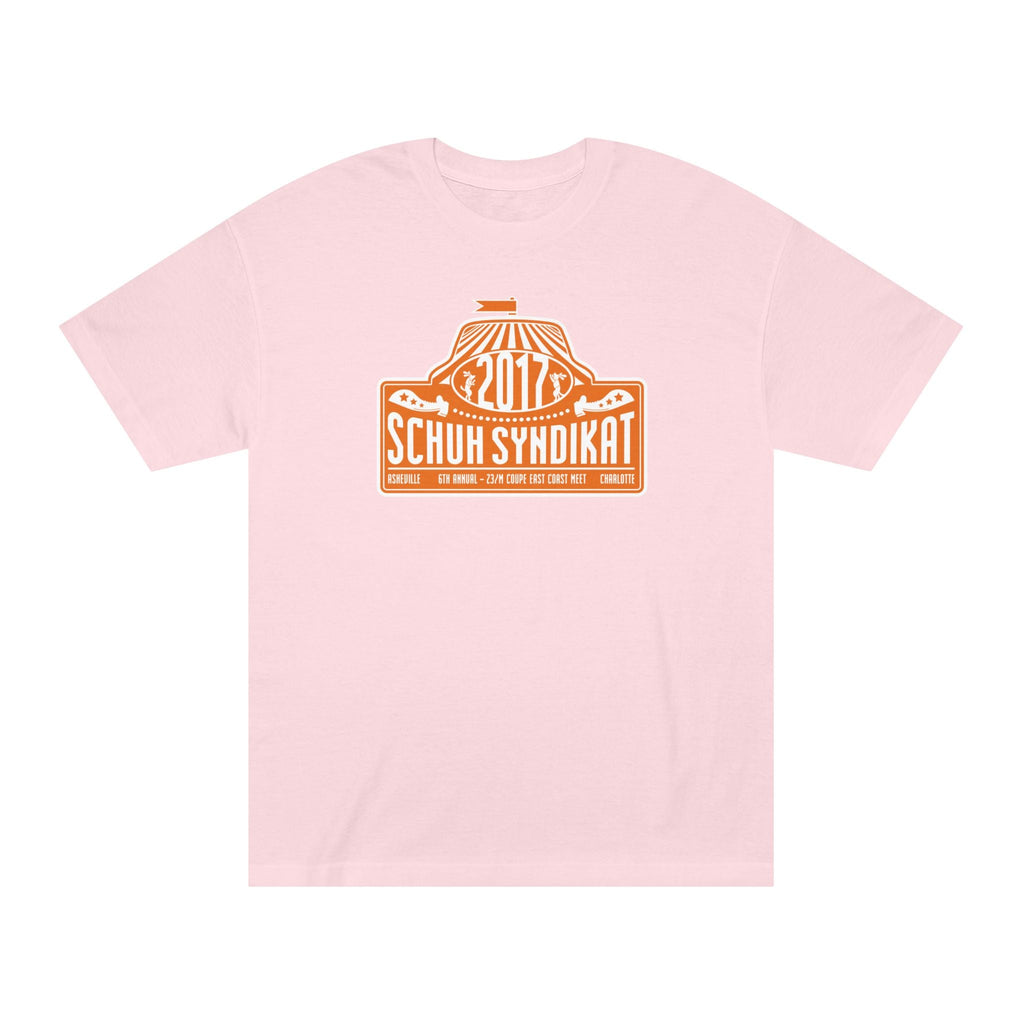 Schuh Syndikat "Rally Plate" Tee - Unisex American Apparel Classic T-Shirt
