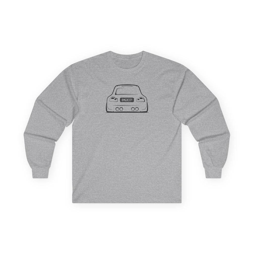 OMGBCKY Black Coupe Silhouette Long Sleeve Tee - Unisex Gildan Classic Ultra Cotton Long Sleeve T-Shirt