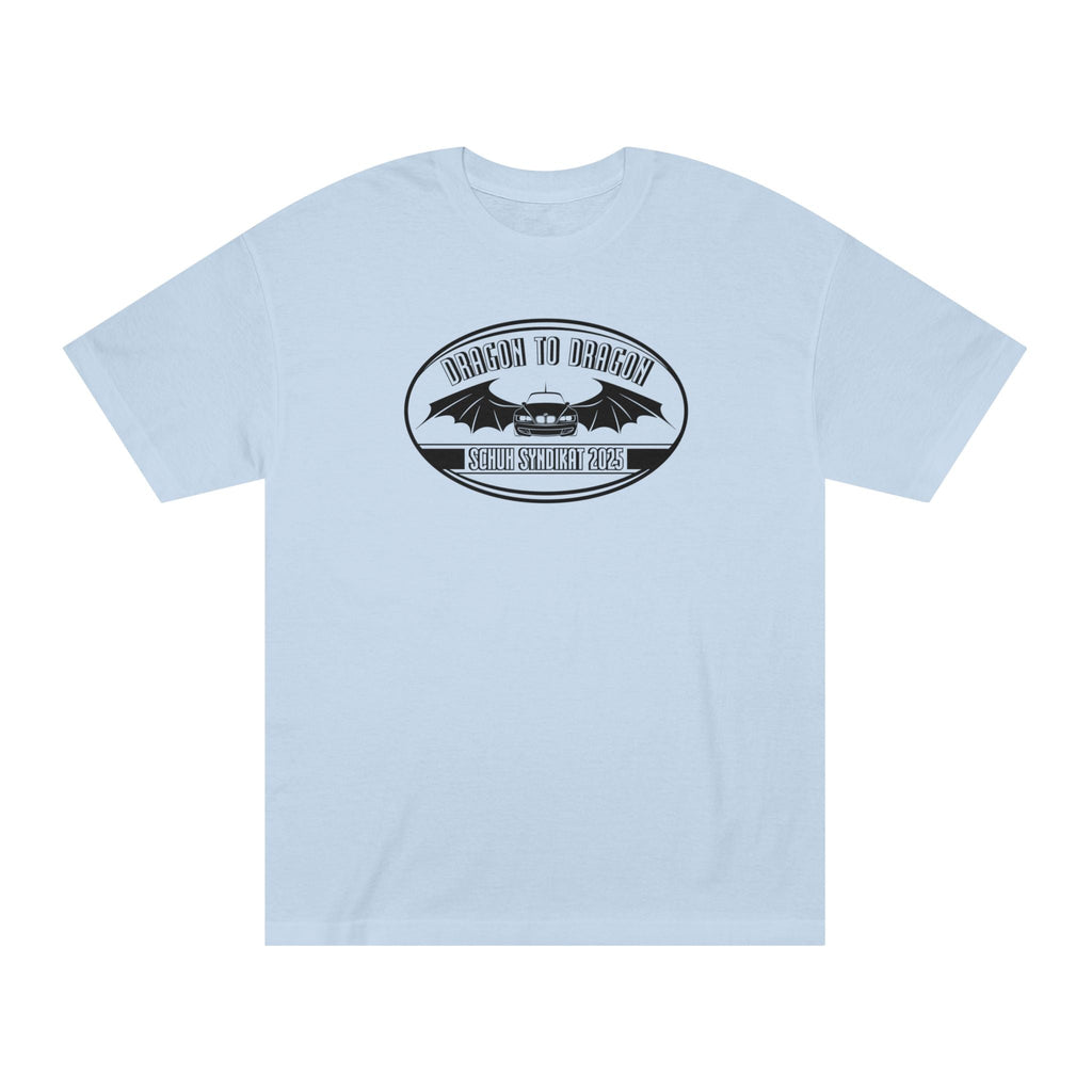 Schuh Syndikat Dragon to Dragon 2025 Light Color Tee - Unisex American Apparel Classic T-Shirt