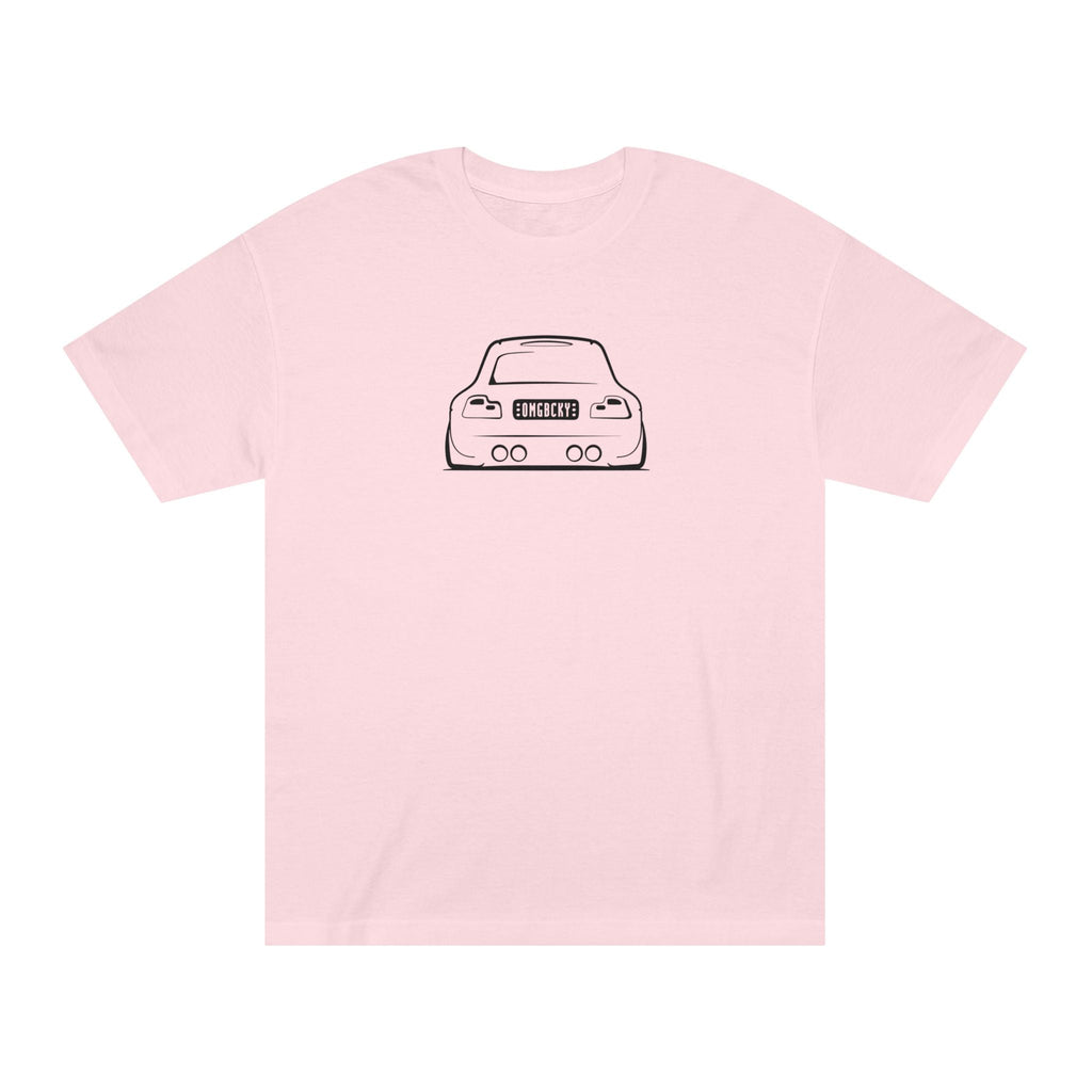OMGBCKY Black Coupe Silhouette Tee - Unisex American Apparel Classic T-Shirt