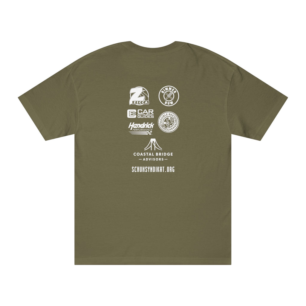 Schuh Syndikat Dragon to Dragon 2025 Tee - Unisex American Apparel Classic T-Shirt