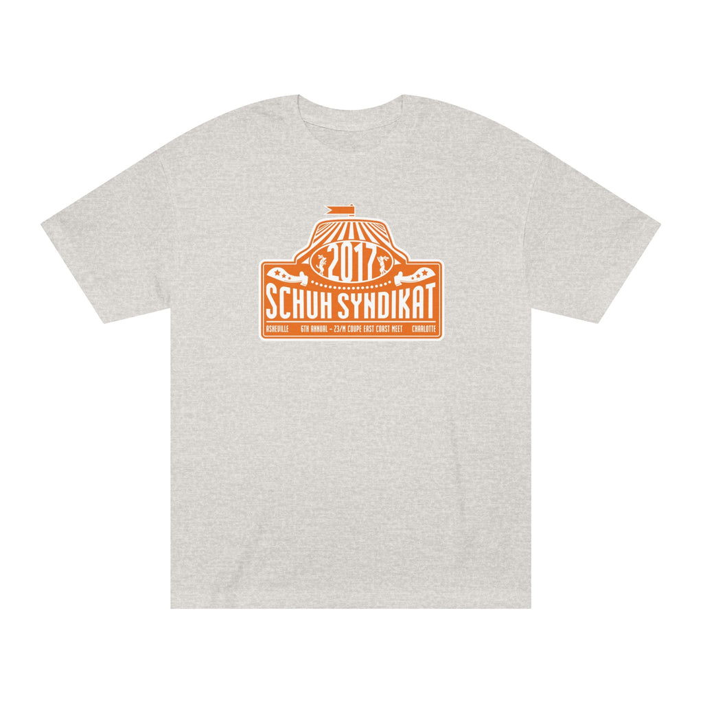 Schuh Syndikat "Rally Plate" Tee - Unisex American Apparel Classic T-Shirt