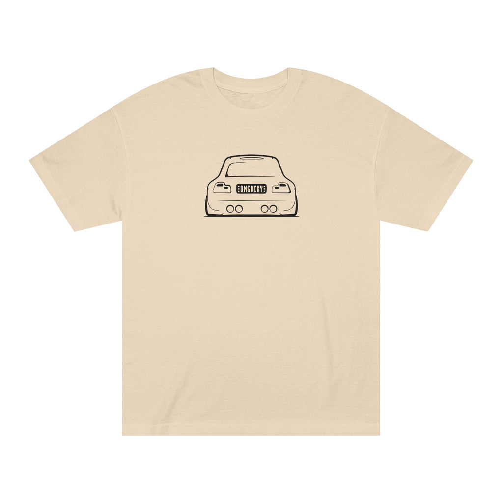 OMGBCKY Black Coupe Silhouette Tee - Unisex American Apparel Classic T-Shirt
