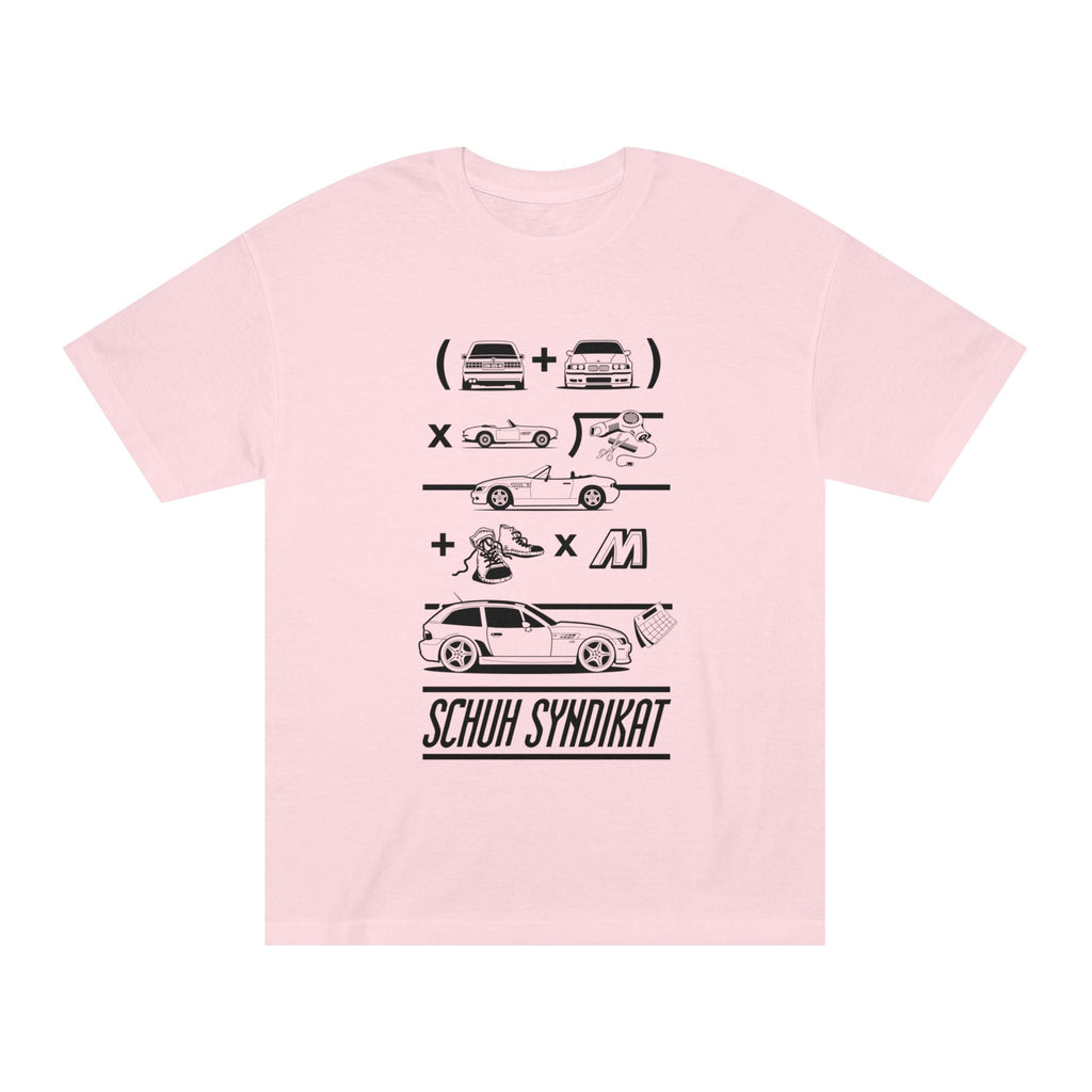 Schuh Syndikat, Clownshoe Math Tee - Unisex American Apparel Classic T-Shirt