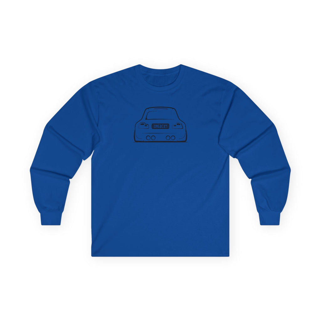 OMGBCKY Black Coupe Silhouette Long Sleeve Tee - Unisex Gildan Classic Ultra Cotton Long Sleeve T-Shirt