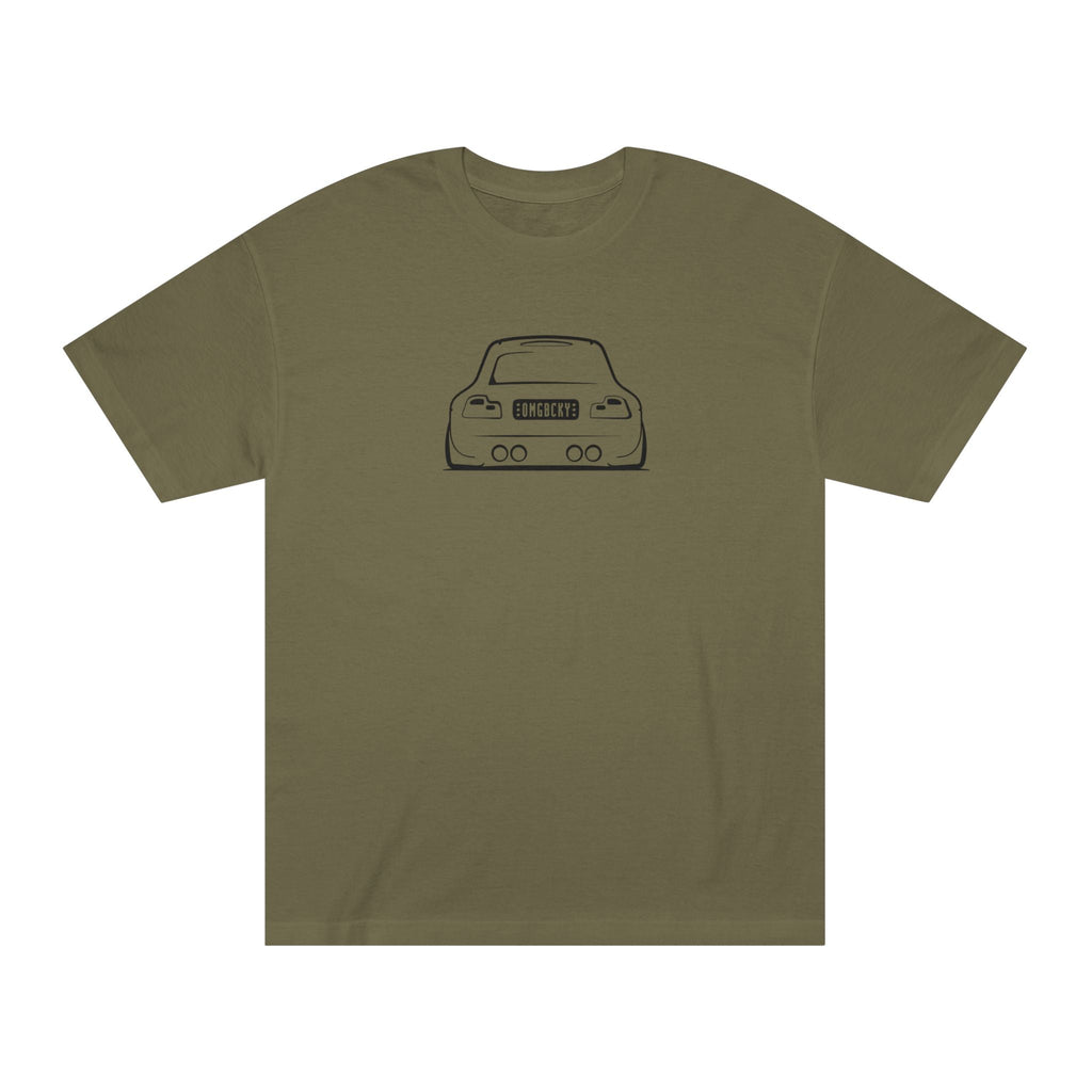 OMGBCKY Black Coupe Silhouette Tee - Unisex American Apparel Classic T-Shirt
