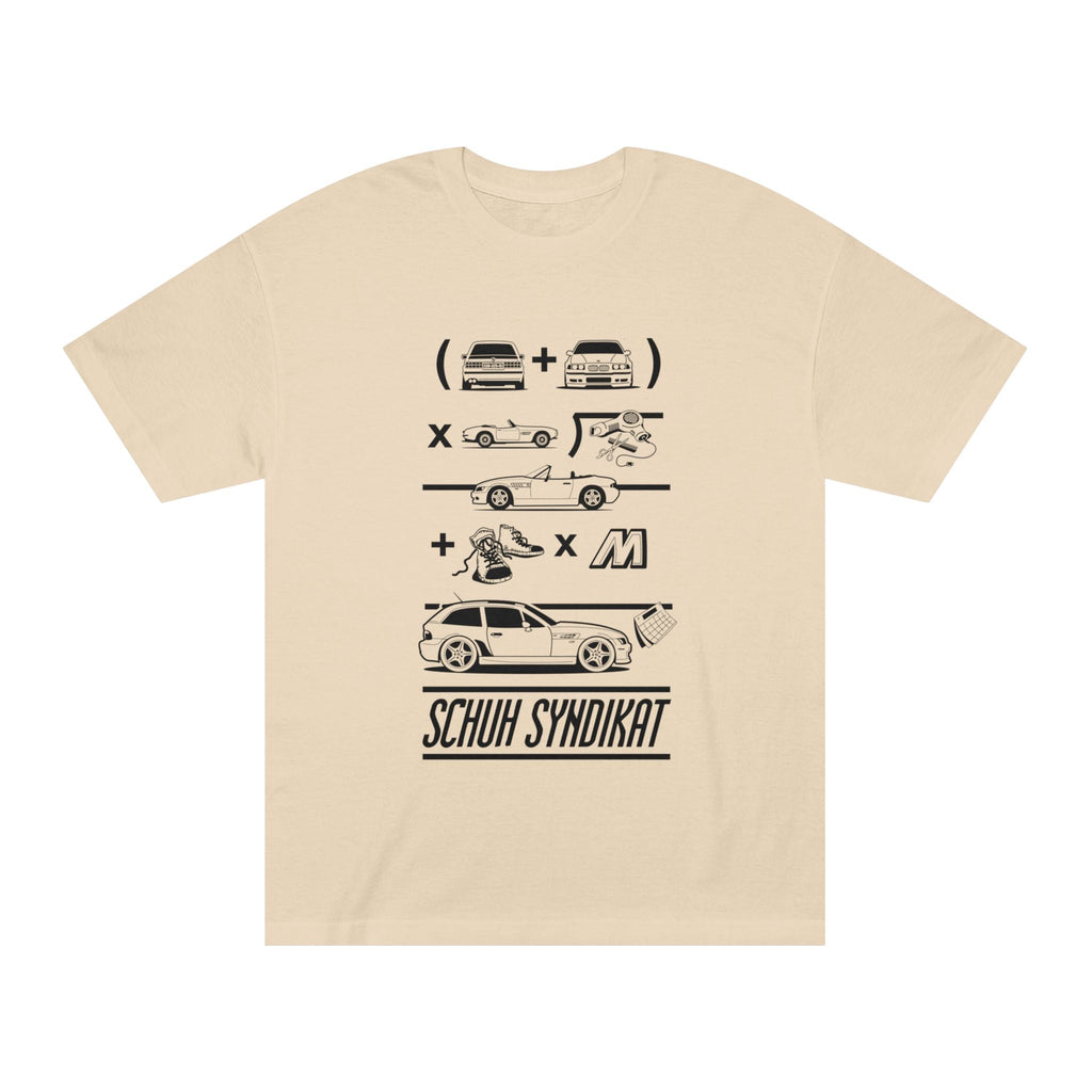 Schuh Syndikat, Clownshoe Math Tee - Unisex American Apparel Classic T-Shirt