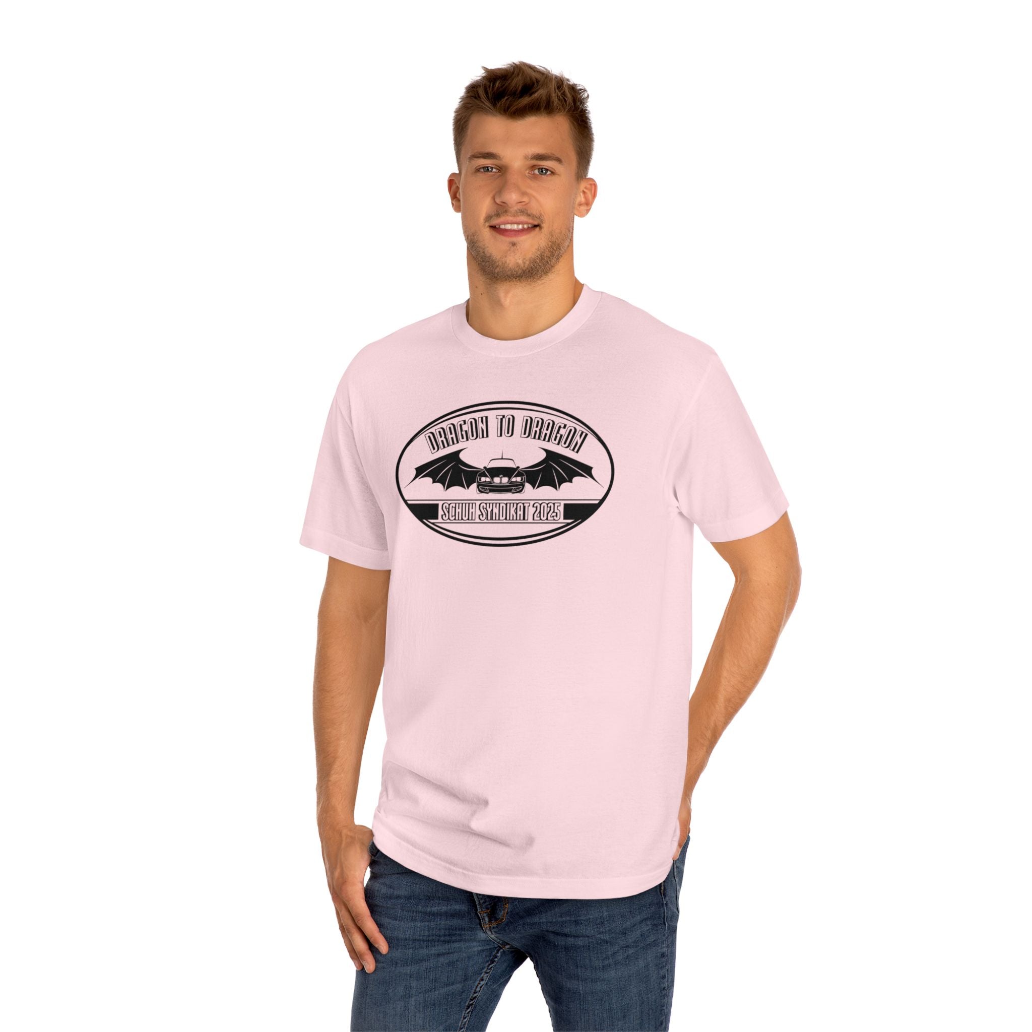 Schuh Syndikat Dragon to Dragon 2025 Light Color Tee - Unisex American Apparel Classic T-Shirt