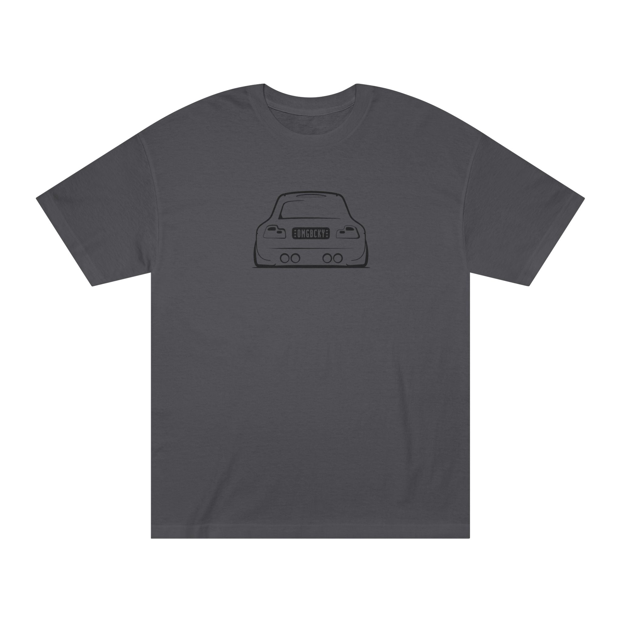 OMGBCKY Black Coupe Silhouette Tee - Unisex American Apparel Classic T-Shirt