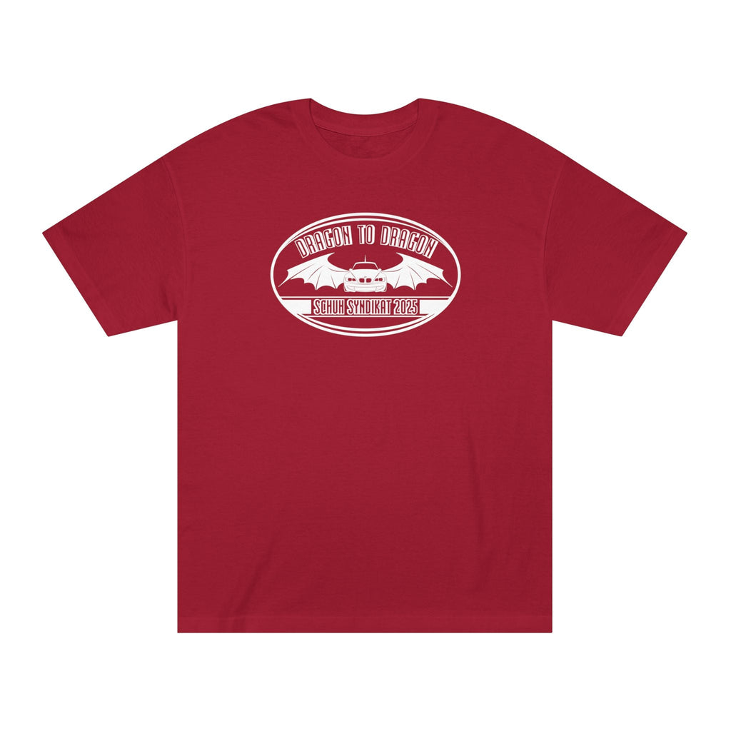 Schuh Syndikat Dragon to Dragon 2025 Tee - Unisex American Apparel Classic T-Shirt