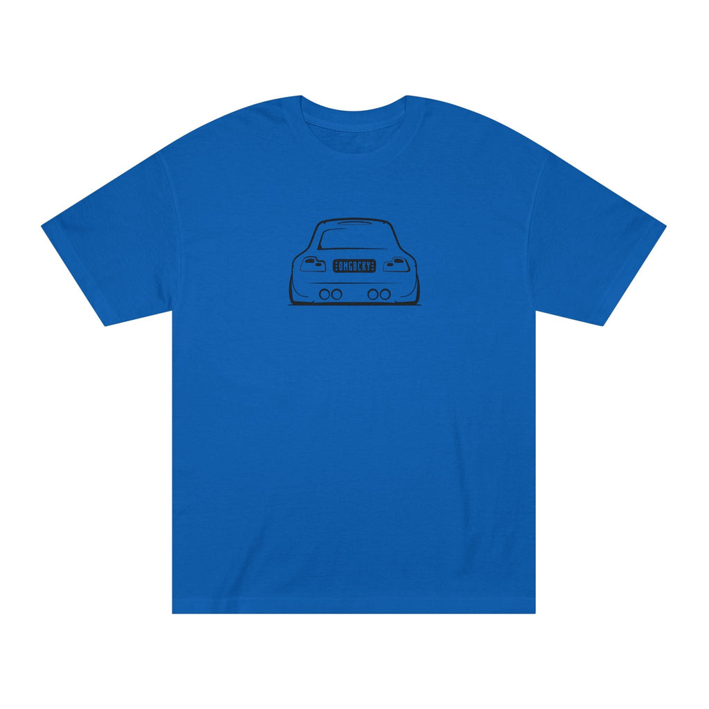 OMGBCKY Black Coupe Silhouette Tee - Unisex American Apparel Classic T-Shirt