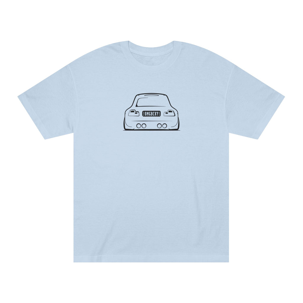 OMGBCKY Black Coupe Silhouette Tee - Unisex American Apparel Classic T-Shirt