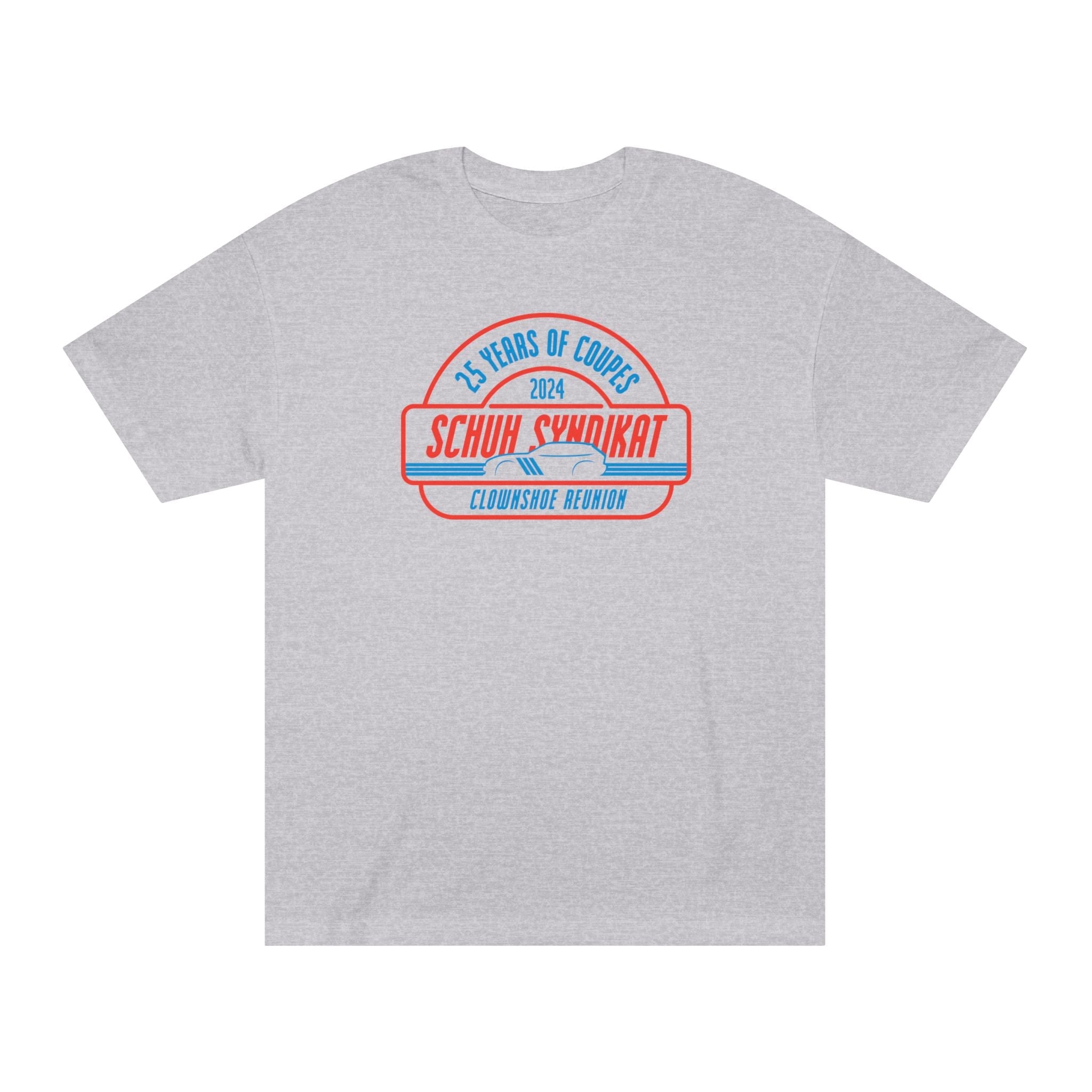 25 Years of Coupes - Schuh Syndikat Clownshoe Reunion Tee - Unisex American Apparel Classic T-Shirt