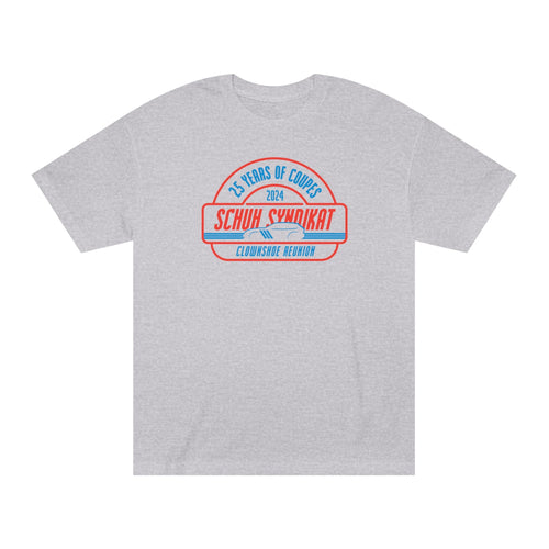 25 Years of Coupes - Schuh Syndikat Clownshoe Reunion Tee - Unisex American Apparel Classic T-Shirt