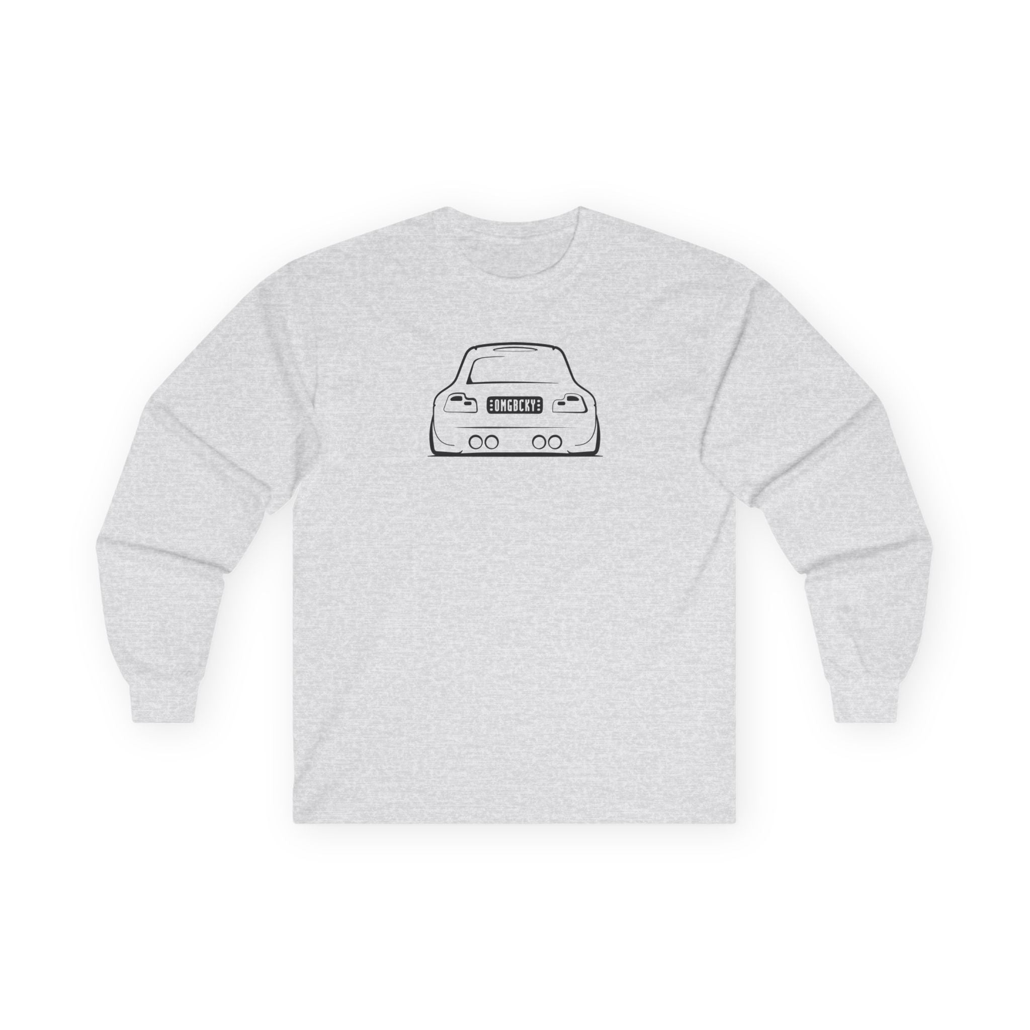 OMGBCKY Black Coupe Silhouette Long Sleeve Tee - Unisex Gildan Classic Ultra Cotton Long Sleeve T-Shirt