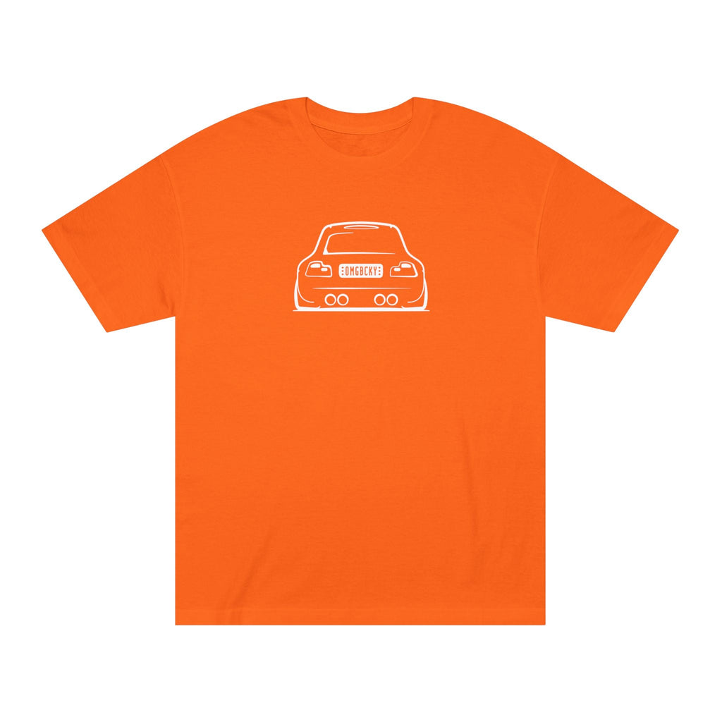 OMGBCKY White Coupe Silhouette Tee - Unisex American Apparel Classic T-Shirt