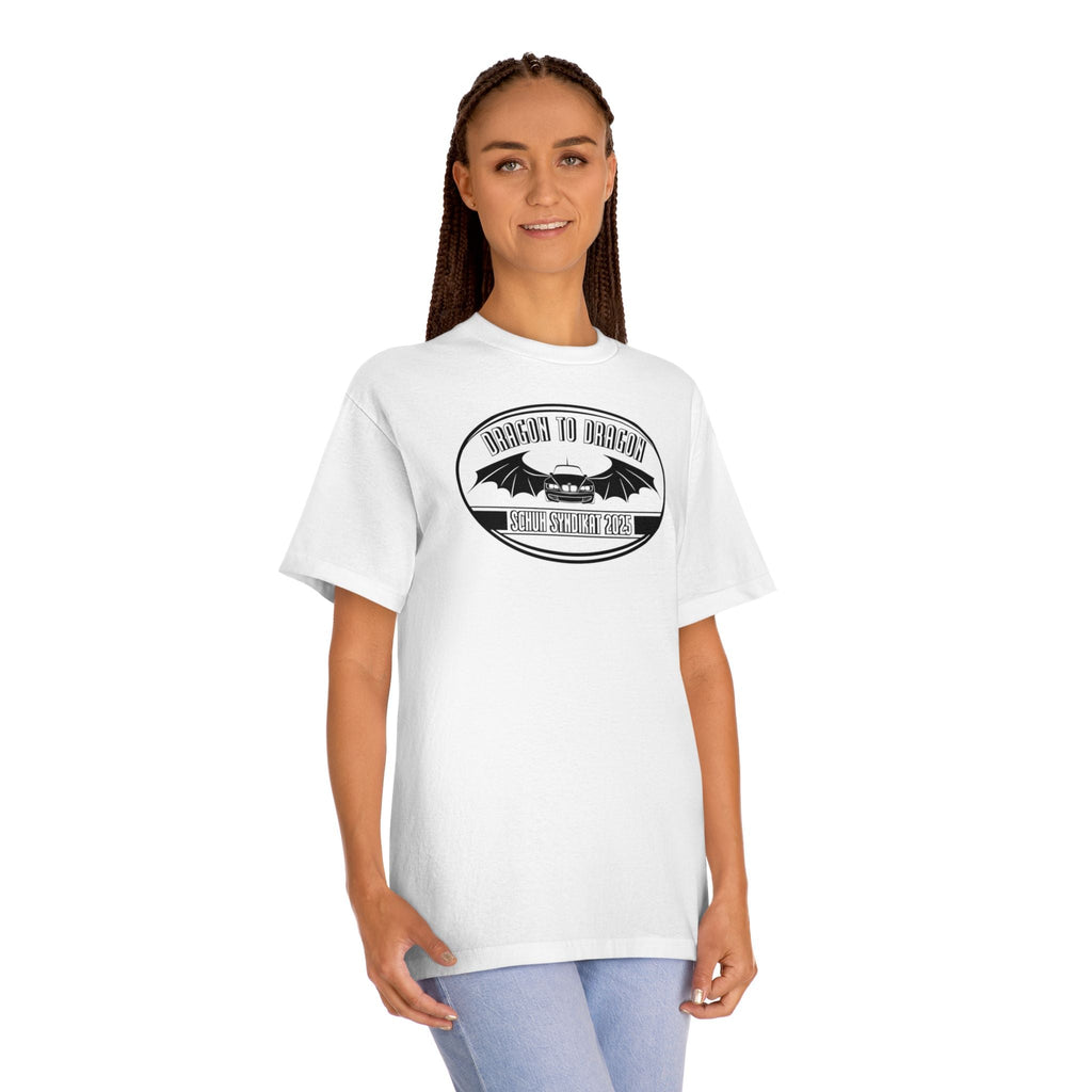 Schuh Syndikat Dragon to Dragon 2025 Light Color Tee - Unisex American Apparel Classic T-Shirt