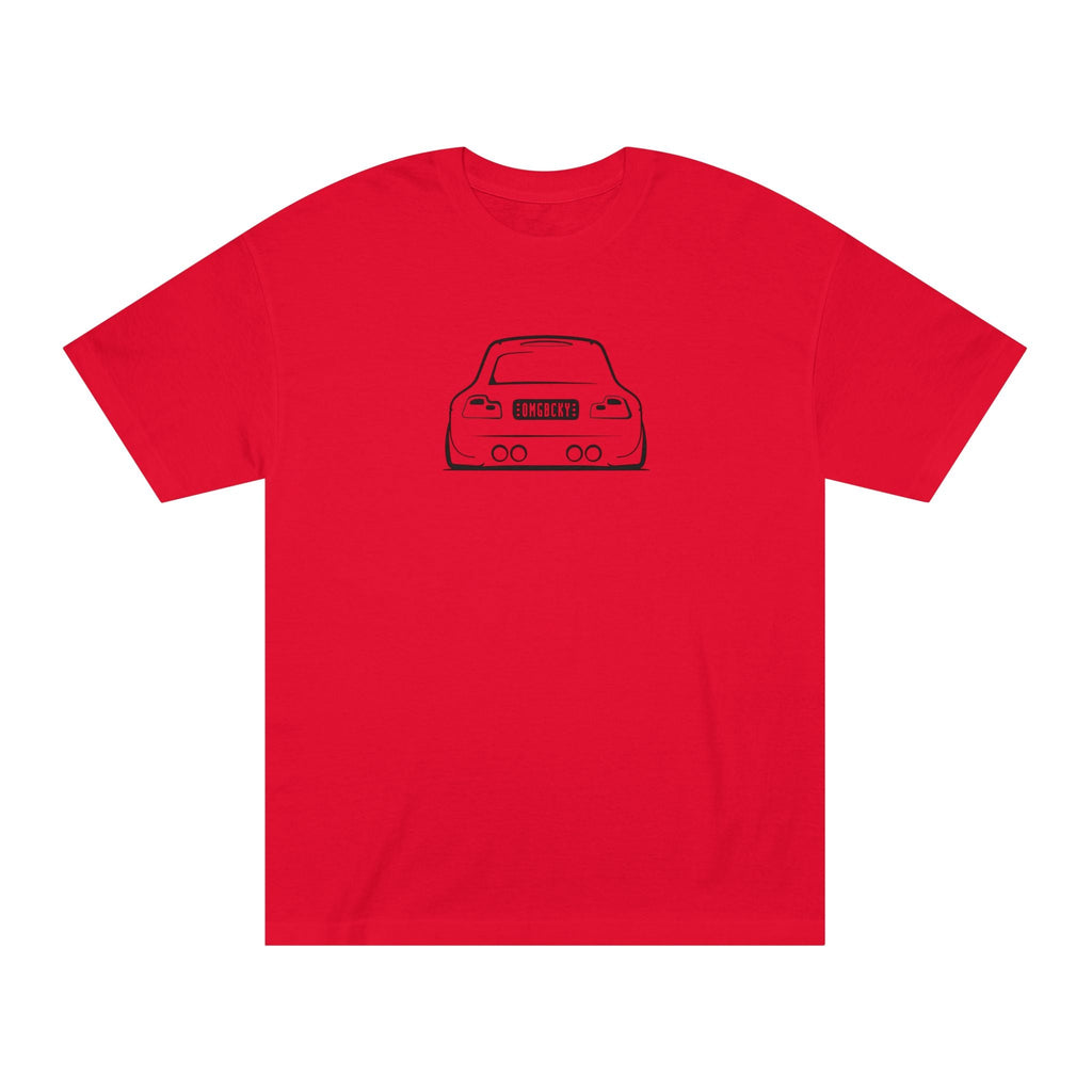 OMGBCKY Black Coupe Silhouette Tee - Unisex American Apparel Classic T-Shirt