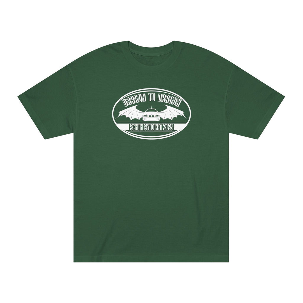 Schuh Syndikat Dragon to Dragon 2025 Tee - Unisex American Apparel Classic T-Shirt