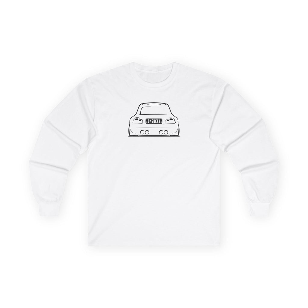 OMGBCKY Black Coupe Silhouette Long Sleeve Tee - Unisex Gildan Classic Ultra Cotton Long Sleeve T-Shirt