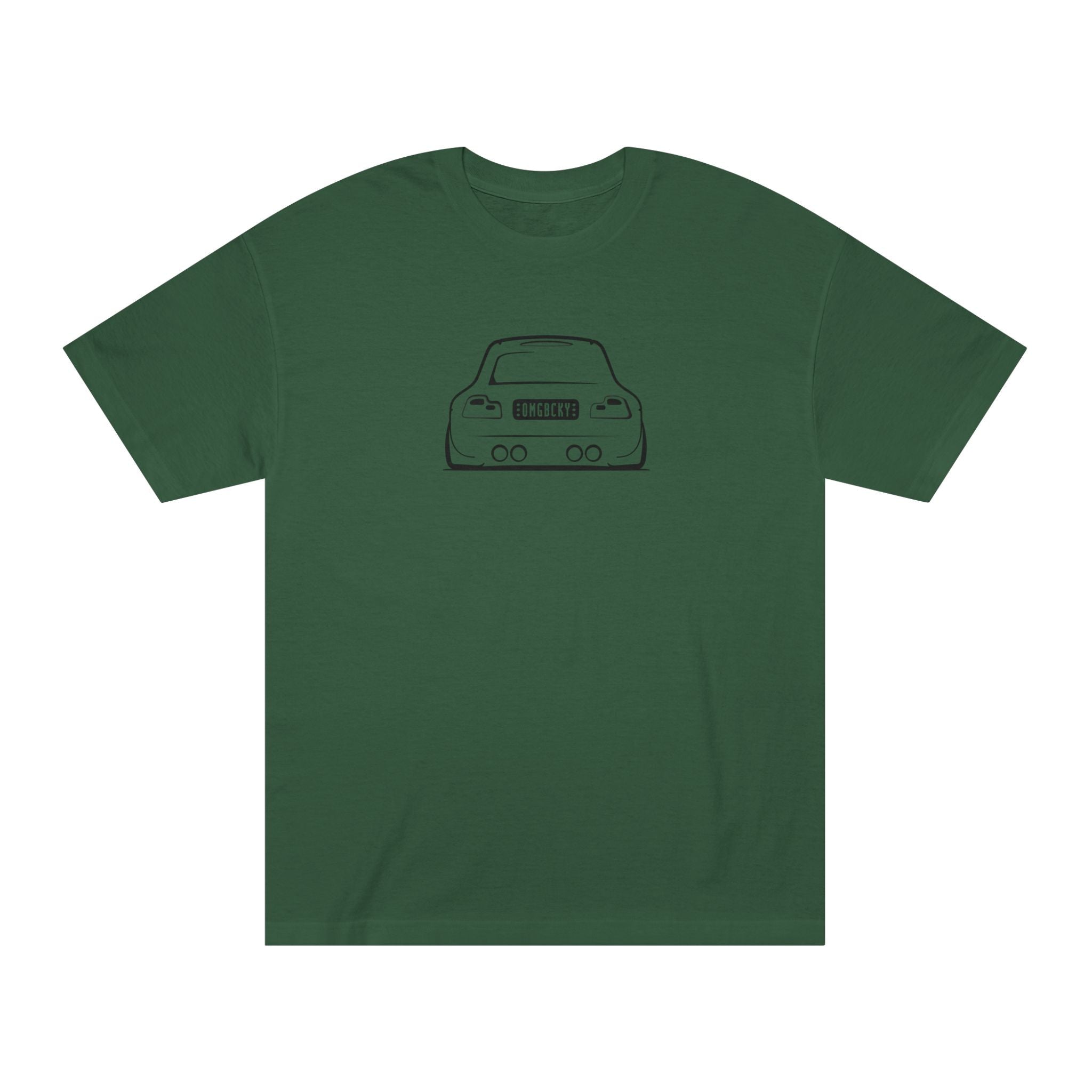 OMGBCKY Black Coupe Silhouette Tee - Unisex American Apparel Classic T-Shirt