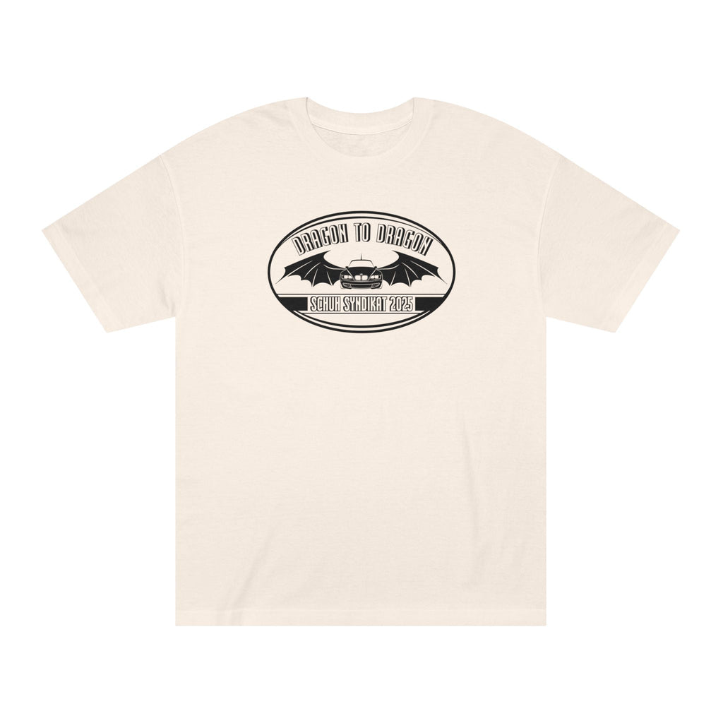 Schuh Syndikat Dragon to Dragon 2025 Light Color Tee - Unisex American Apparel Classic T-Shirt