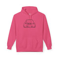 OMGBCKY Black Coupe Silhouette Hoodie - Unisex Gildan Classic Softstyle Fleece Drawstring Hoodie