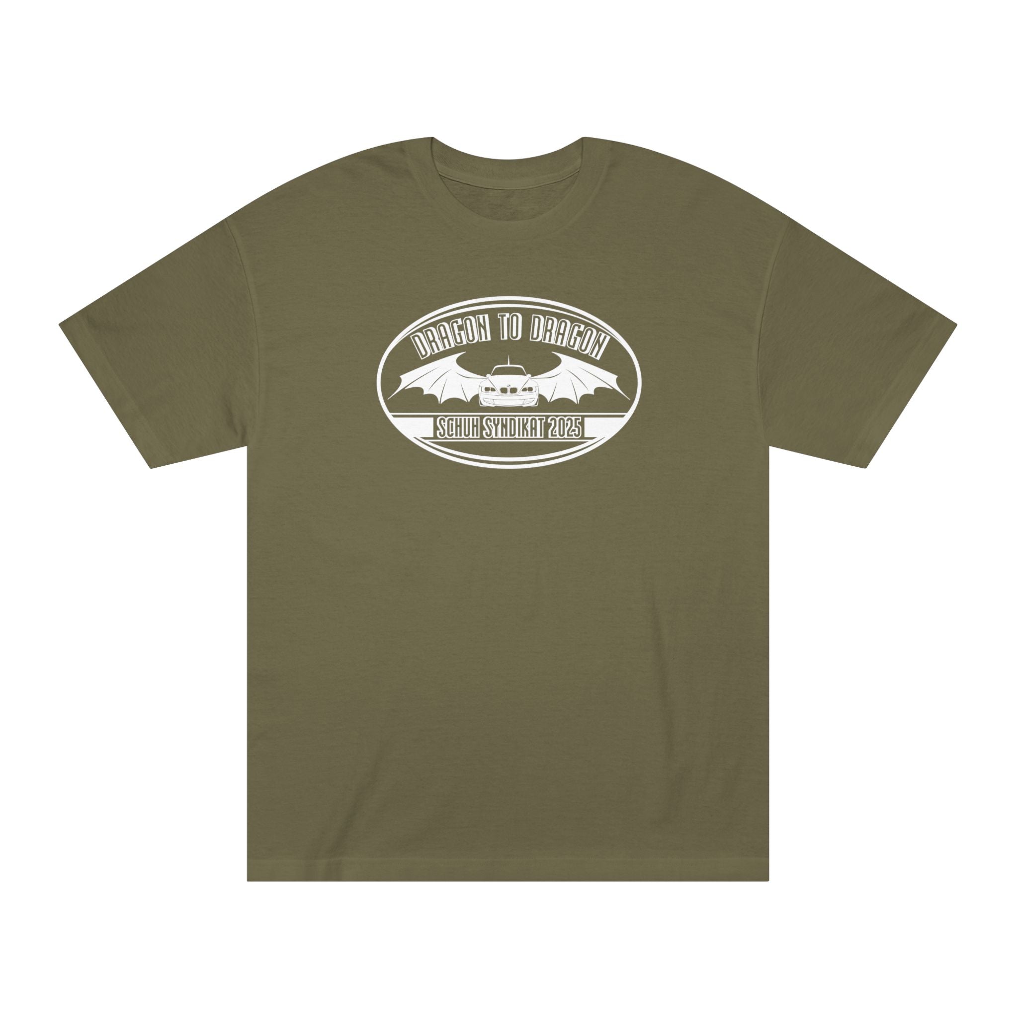 Schuh Syndikat Dragon to Dragon 2025 Tee - Unisex American Apparel Classic T-Shirt