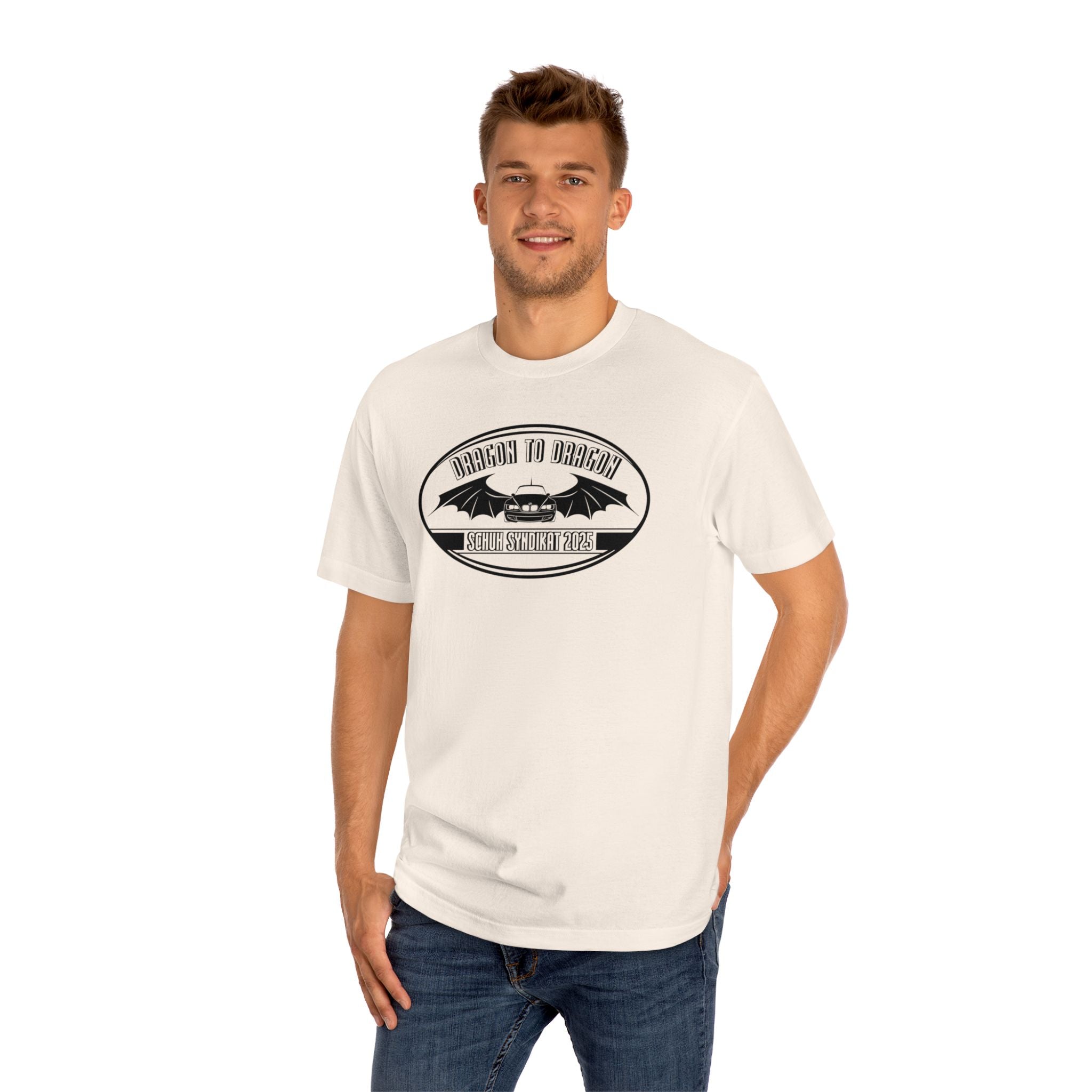 Schuh Syndikat Dragon to Dragon 2025 Light Color Tee - Unisex American Apparel Classic T-Shirt
